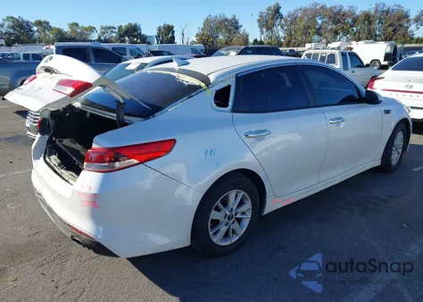 2016 Kia Optima Lx из США, поврежденный, VIN KNAGT4L35G5106800